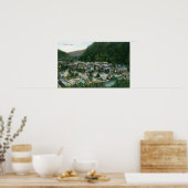 Poster Vue aérienne du CityMurray, ID (Cuisine)