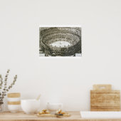 Poster Vue aérienne du Colisée à Rome de 'Vues o (Cuisine)