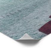 Poster Vue aérienne du débarquement du ferry et du nord (Coin)