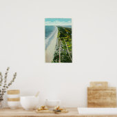 Poster Vue aérienne du front de mer (Cuisine)