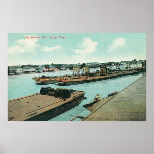 Poster Vue aérienne du front de mer 3 (Devant)