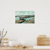 Poster Vue aérienne du front de mer 3 (Cuisine)