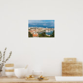 Poster Vue aérienne du front de mer de la ville de Split, (Cuisine)
