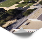 Poster Vue aérienne du monument Washington (Coin)