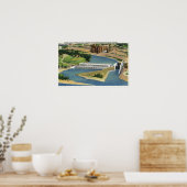 Poster Vue aérienne du Plante électrique du barrage de Bo (Cuisine)