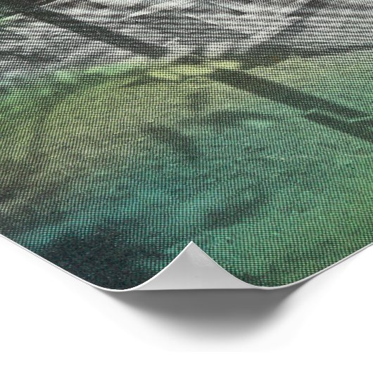 Poster Vue aérienne du pont de Putah CreekWinters, CA (Coin)