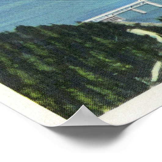 Poster Vue aérienne du pont des dieux (Coin)