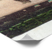 Poster Vue aérienne du quai Petaluma, CA (Coin)