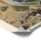 Poster Vue aérienne du sentier Winial, Château, Sommet (Coin)