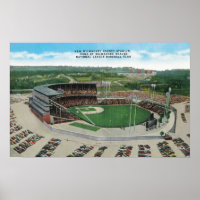 Vue aérienne du stade du comté de New Milwaukee