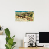 Poster Vue aérienne du Studio Inn de Rickey (Bureau à domicile)