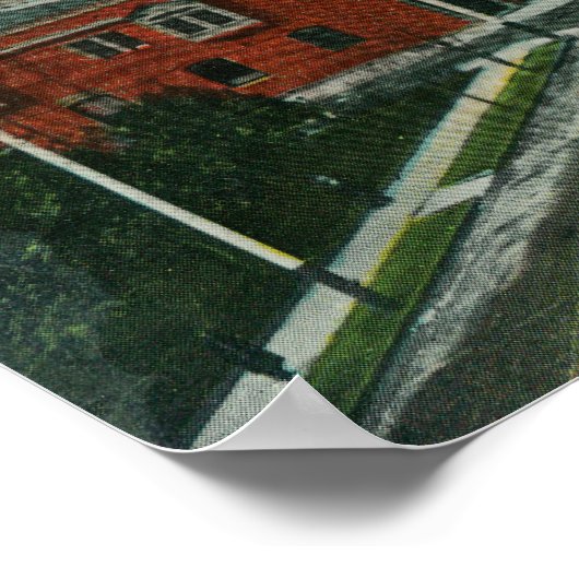 Poster Vue aérienne du train Shattuck Ave SP (Coin)