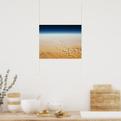 Poster Vue aérienne d'un désert (Cuisine)