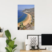 Poster Vue aérienne d'une plage de Tenerife (Bureau à domicile)