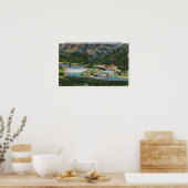 Poster Vue aérienne En amont de la Bonneville (Cuisine)