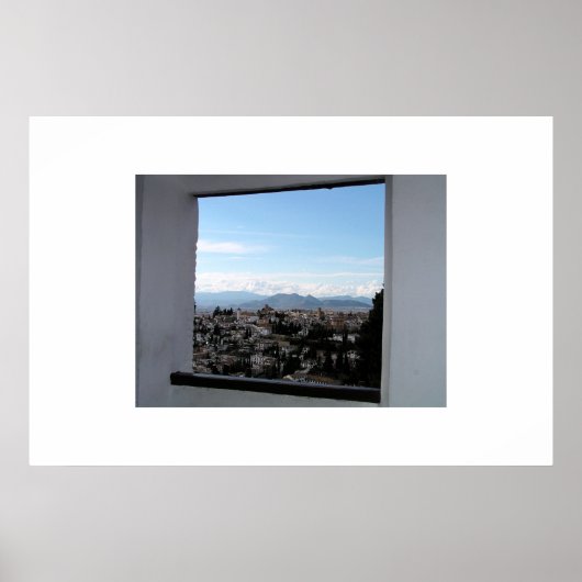 Poster Vue Alhambra (Devant)