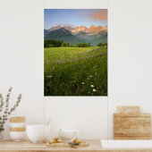 Poster Vue Alpes Julian (Cuisine)