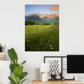 Poster Vue Alpes Julian (Bureau à domicile)