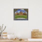 Poster Vue arrière de l'hôtel Umaid Bhawan Palace, Jodjpu (Cuisine)