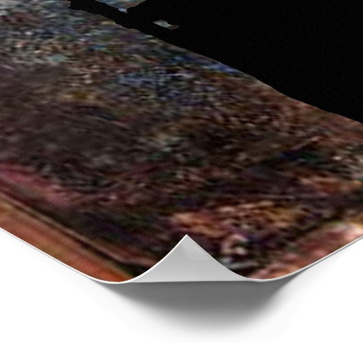 Poster Vue arrière Drummer, Copyright Karen J Williams (Coin)