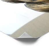 Poster Vue arrière du Bodybuilder (Coin)