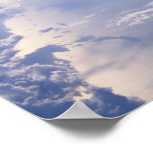 Poster Vue au-dessus du nuage dispersé (Coin)