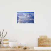Poster Vue au-dessus du nuage dispersé (Cuisine)