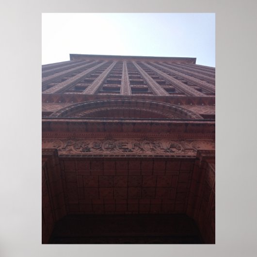 Poster Vue au sol du bâtiment Guaranty (Devant)