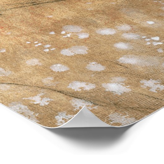 Poster Vue Barre rouge (Coin)