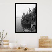 Poster Vue Chapelle B&W (Cuisine)