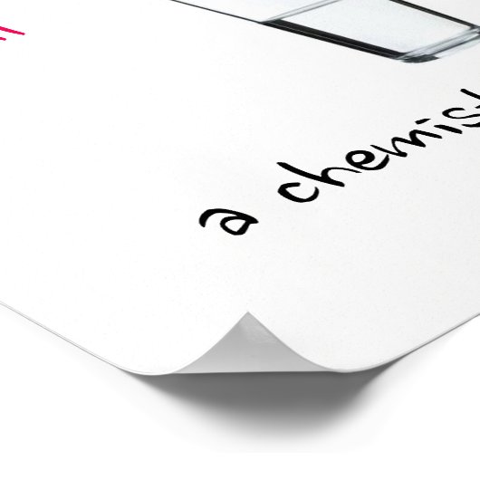 Poster Vue chimiste du monde (Coin)