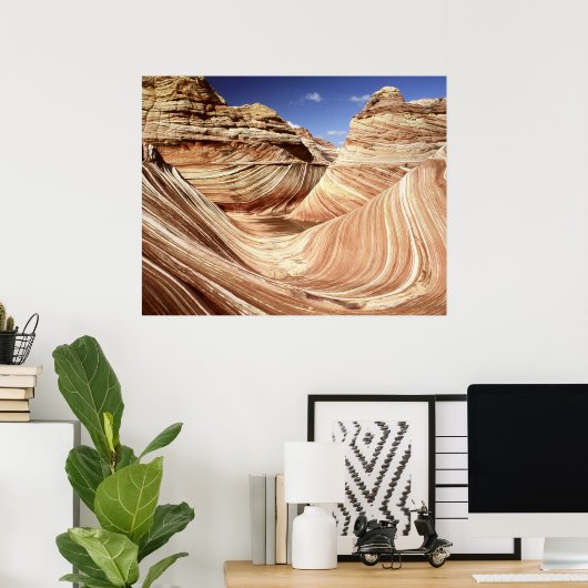 Poster Vue classique de la vague (Bureau à domicile)