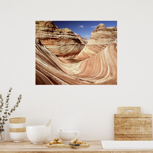 Poster Vue classique de la vague (Cuisine)