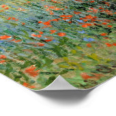 Poster Vue Claude Monet de Vétheuil (Coin)