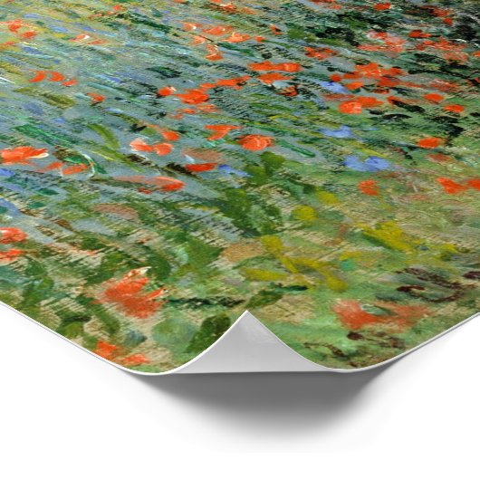 Poster Vue Claude Monet de Vétheuil (Coin)