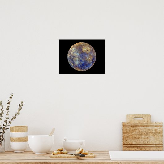 Poster Vue colorée de Mercure (Cuisine)