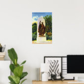 Poster Vue commémorative du père Jogues (Bureau à domicile)