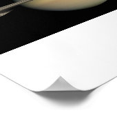 Poster Vue complète Saturne (Coin)