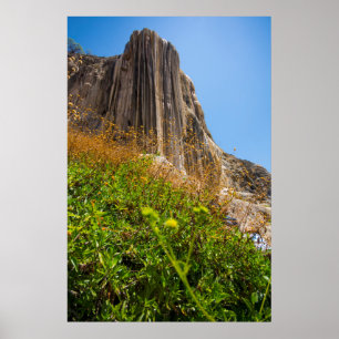 Poster Vue d'Agua d'EL de Hierve, Oaxaca, Mexique