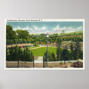 Poster Vue d'amphithéâtre de parc de Thornden