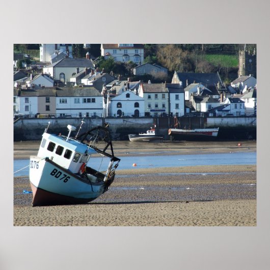 Poster Vue d'Appledore depuis Instow (Devant)