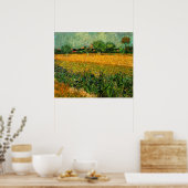 Poster Vue d'Arles avec Irises par Vincent van Gogh (Cuisine)