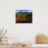 Poster Vue d'automne de la gorge de Linville souvent appe (Cuisine)