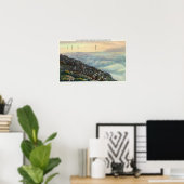 Poster Vue d'autres Mts Adirondack au-dessus des Nuages (Bureau à domicile)