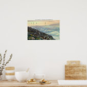 Poster Vue d'autres Mts Adirondack au-dessus des Nuages (Cuisine)