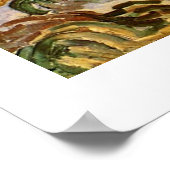 Poster Vue d'Auvers Vincent van Gogh (Coin)