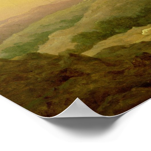 Poster Vue de Bethléem, 1857 (Coin)