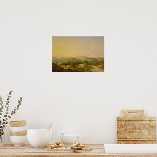 Poster Vue de Bethléem, 1857 (Cuisine)