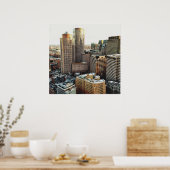 Poster Vue de Boston (Cuisine)
