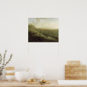 Poster Vue de Boxhill, Surrey, avec Dorking in the Dis (Cuisine)